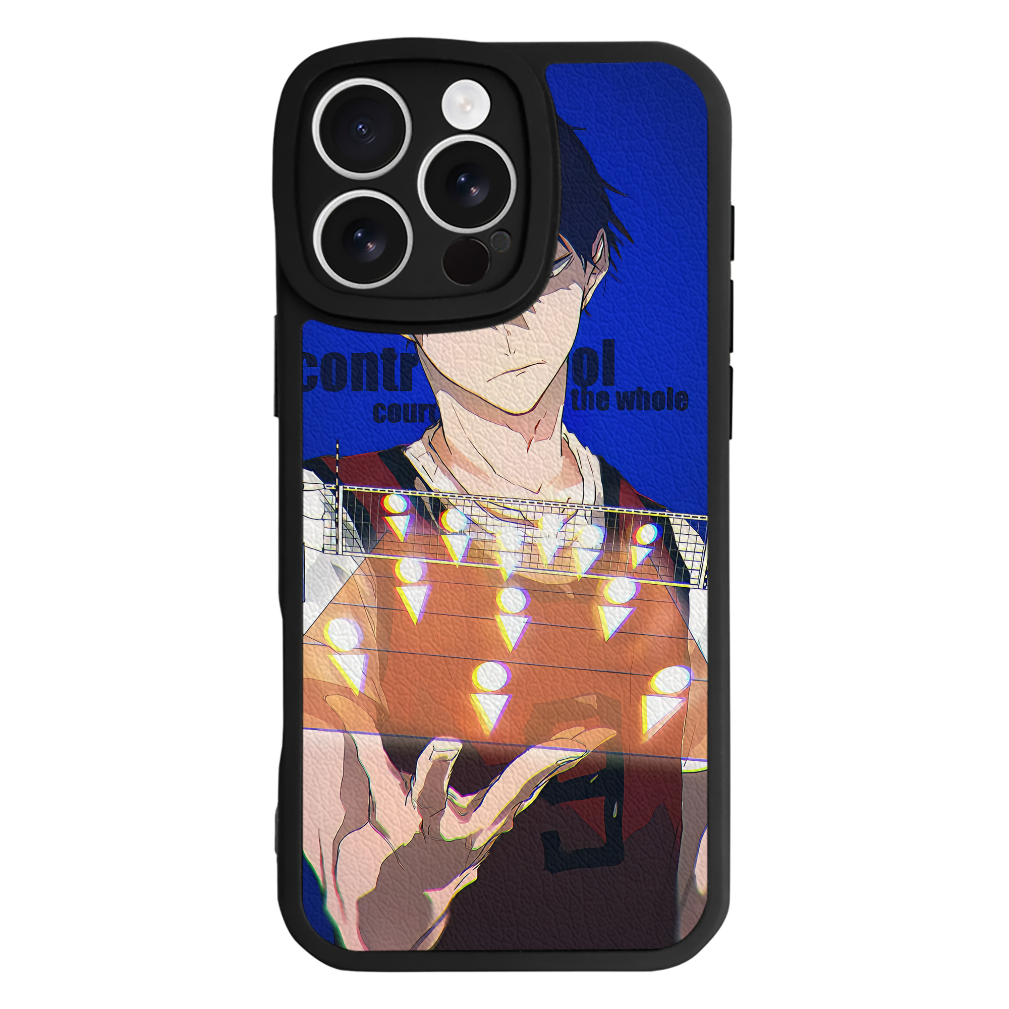 （画像用） ハイキュー!! Haikyu!! 【iPhone 16シリーズ対応】シリコンスマホケース（レザー調） 材質：シリコン